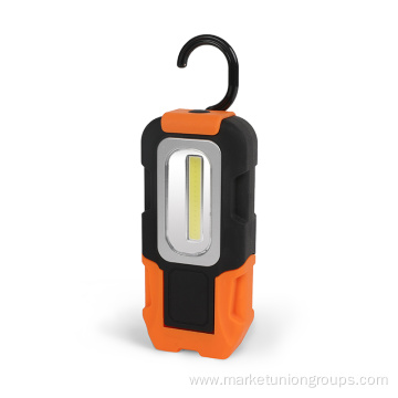 3W Dry Battery Mini Handheld COB 3 Led Work Light With Magnetic Base
